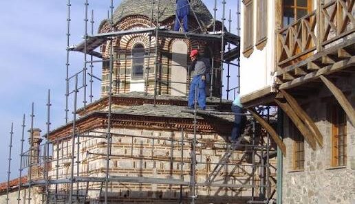 Σκηνή εργασιακού δυστυχήματος στην Καρυές, με 52χρονο άνδρα