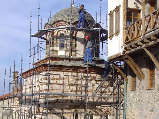 Σκηνή εργασιακού δυστυχήματος στην Καρυές, με 52χρονο άνδρα