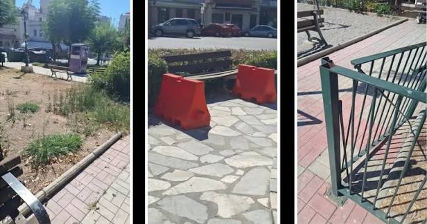 Πάτρα: Αφαίρεσαν παγκάκια από την Αγίας Σοφίας προκαλώντας διαμαρτυρίες θαμώνων ΦΩΤΟ 6 Πάτρα: Αφαίρεσαν παγκάκια από την Αγίας Σοφίας προκαλώντας διαμαρτυρίες θαμώνων ΦΩΤΟ