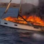 Μύκονος: Φωτιά σε πλοίο με 25 επιβαίνοντες