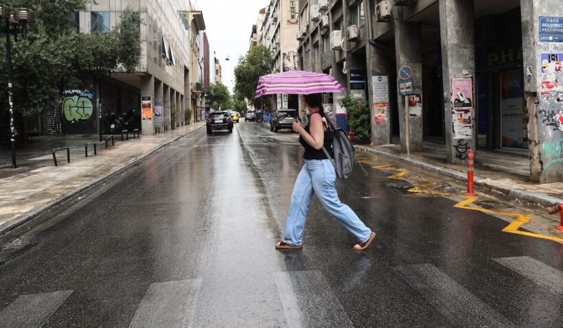 Αχαΐα: Βροχές, καταιγίδες, μεταφορά σκόνης, ασθενείς άνεμοι 4 Διάγραμμα καιρού με βροχές και καταιγίδες στην Αχαία