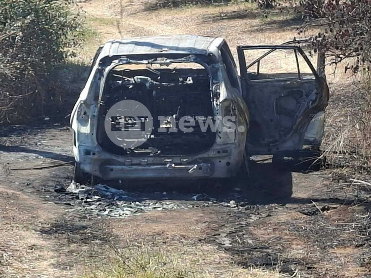 Απόδραση κρατουμένου στις Σέρρες: Στο μικροσκόπιο καμένο αυτοκίνητο ΦΩΤΟ