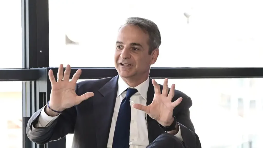 Ο Μητσοτάκης στην Ακρόπολη