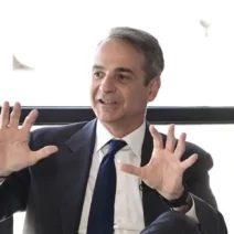 Ο Μητσοτάκης στην Ακρόπολη
