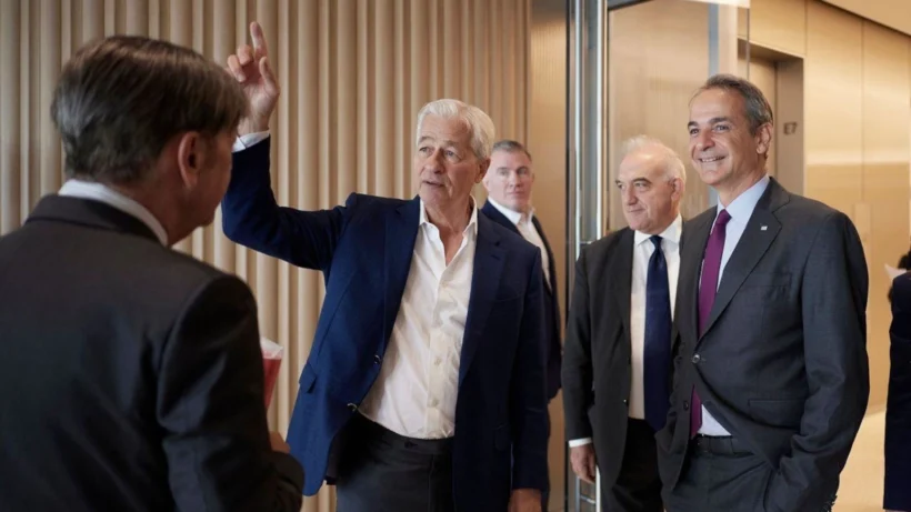 Μητσοτάκης: Συνάντηση με τον CEO της JP Morgan Τζέιμς Ντάιμον 4 Μητσοτάκης: Συνάντηση με τον CEO της JP Morgan Τζέιμς Ντάιμον