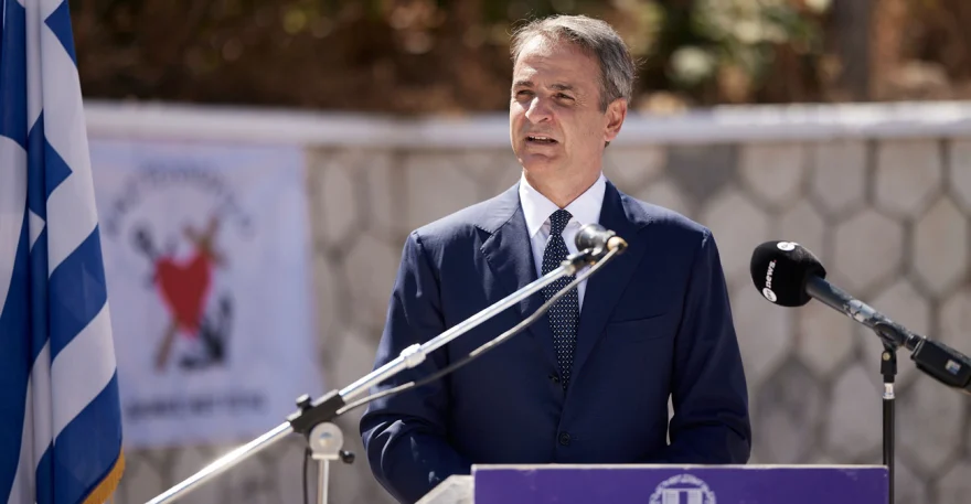 Ο Πρωθυπουργός Μητσοτάκης στην Καστελλόριζο