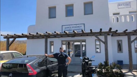 Μύκονος: Σφραγίστηκε η Πολεοδομία και ξεκινούν σαρωτικοί έλεγχοι 14 Πολεοδομία στη Μύκονο, αστυνομική επιχείρηση σε εξέλιξη