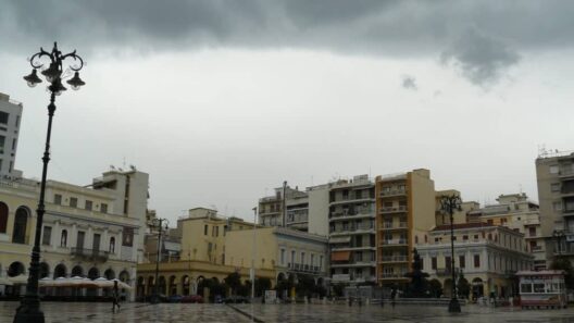 Καιρός στην Πάτρα με έντονους ανέμους