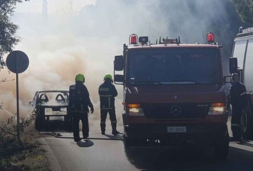 Καλάβρυτα: Πυρκαγιά σε στάβλο στο χωριό Λειβαρτζινό ΦΩΤO