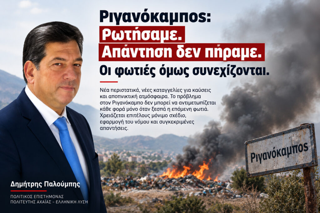 «Ριγανόκαμπος: Ρωτήσαμε. Απάντηση δεν πήραμε. Οι φωτιές όμως συνεχίζονται»
