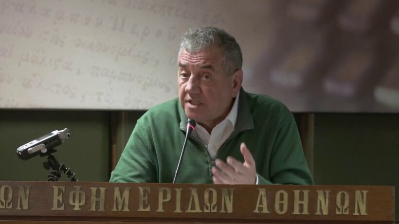 Φωτογραφία του Ζήρια σε εκδήλωση σχετικά με τη νέα περιβλητική άδε…