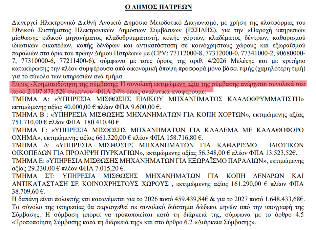 «Αντιφατική πολιτική...»