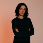 Η ηθοποιός Μαριλίτα Λαμπροπούλου στο Πολυέδρο