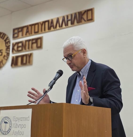 Φ.Ζαΐμης από το Αίγιο: Προτεραιότητα η υγεία και η ασφάλεια στους χώρους εργασίας ΦΩΤΟ