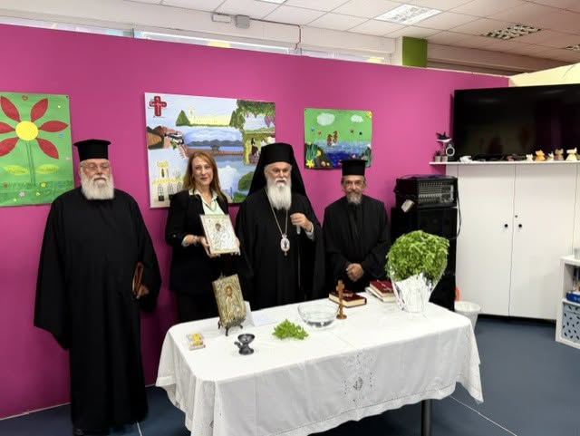 Τέλεση αγιασμού και επισκέψεις από τον Μητροπολίτη Καλαβρύτων και Αιγιαλείας Ιερώνυμο ΦΩΤΟ