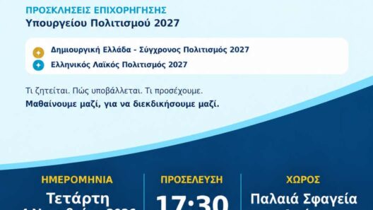 Αίγιο: Ενημερωτική ημερίδα για τις επιχορηγήσεις πολιτιστικών συλλόγων το 2027