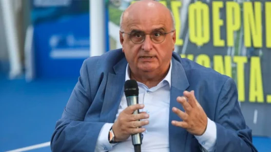 Πρύτανης Πανεπιστημίου Χρήστος Μπούρας σε εκδήλωση