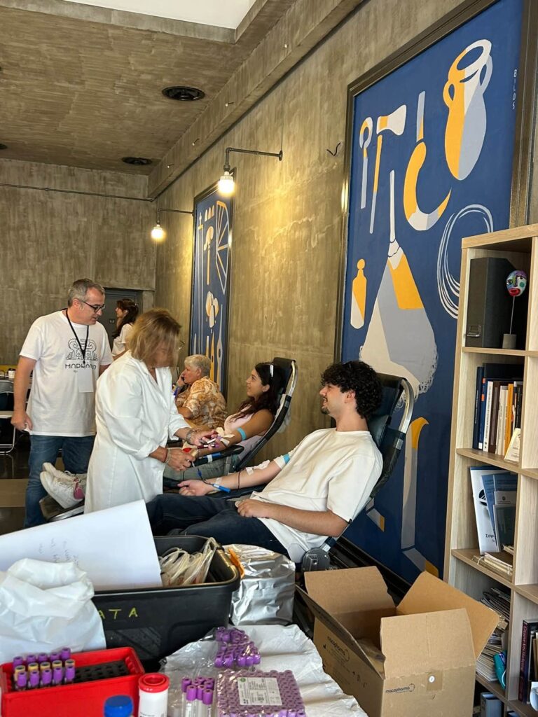 Εθελοντική αιμοδοσία από τον Αχαϊκό Σύλλογο Πασχόντων Θαλασσαιμίας ΦΩΤΟ