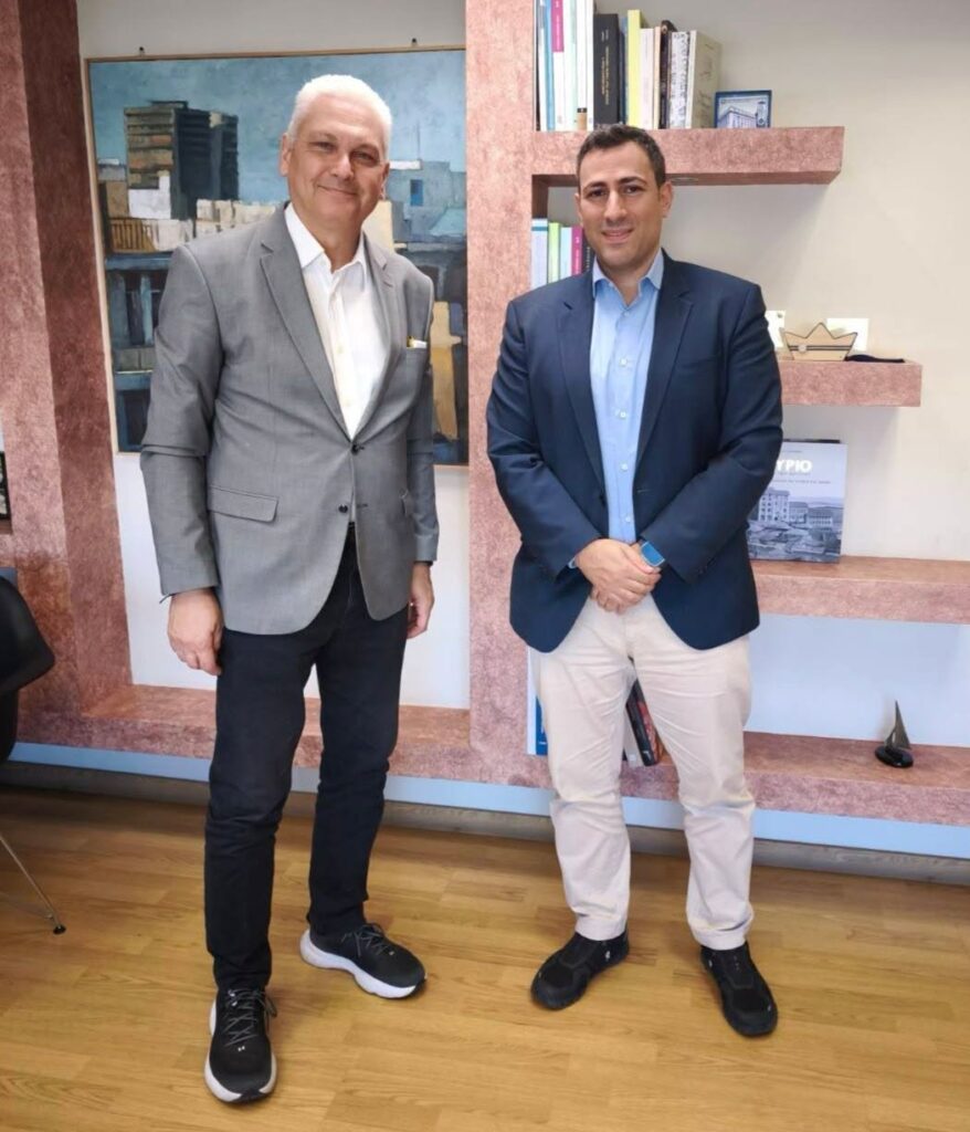 Αχαΐα: Συνάντηση Ζαΐμη με τον ΓΓ ΕΣΠΑ Βασίλη Σιαδήμα για πόρους έργων ΦΩΤΟ