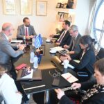 Πάτρα: Συνάντηση Φαρμάκη με τον πρέσβη της Γαλλίας για Πολιτισμό, Ιστορία, Καινοτομία ΦΩΤΟ