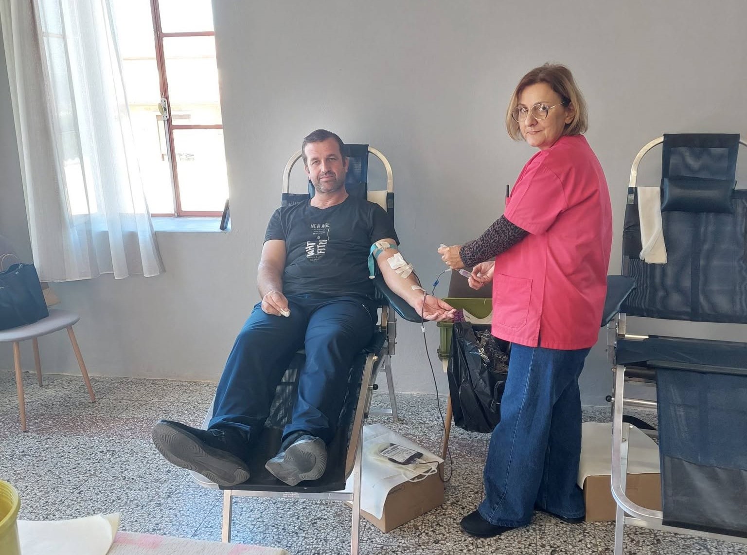 Εθελοντική αιμοδοσία του Πολιτιστικού Συλλόγου στο Πλατάνι ΦΩΤΟ
