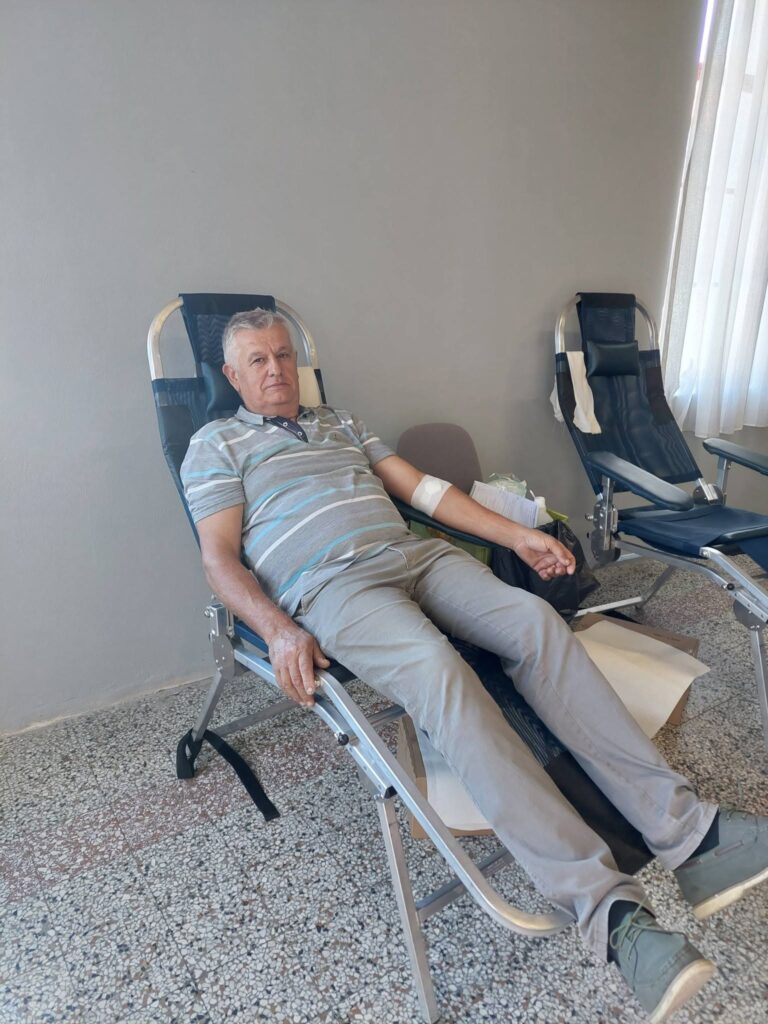 Εθελοντική αιμοδοσία του Πολιτιστικού Συλλόγου στο Πλατάνι ΦΩΤΟ