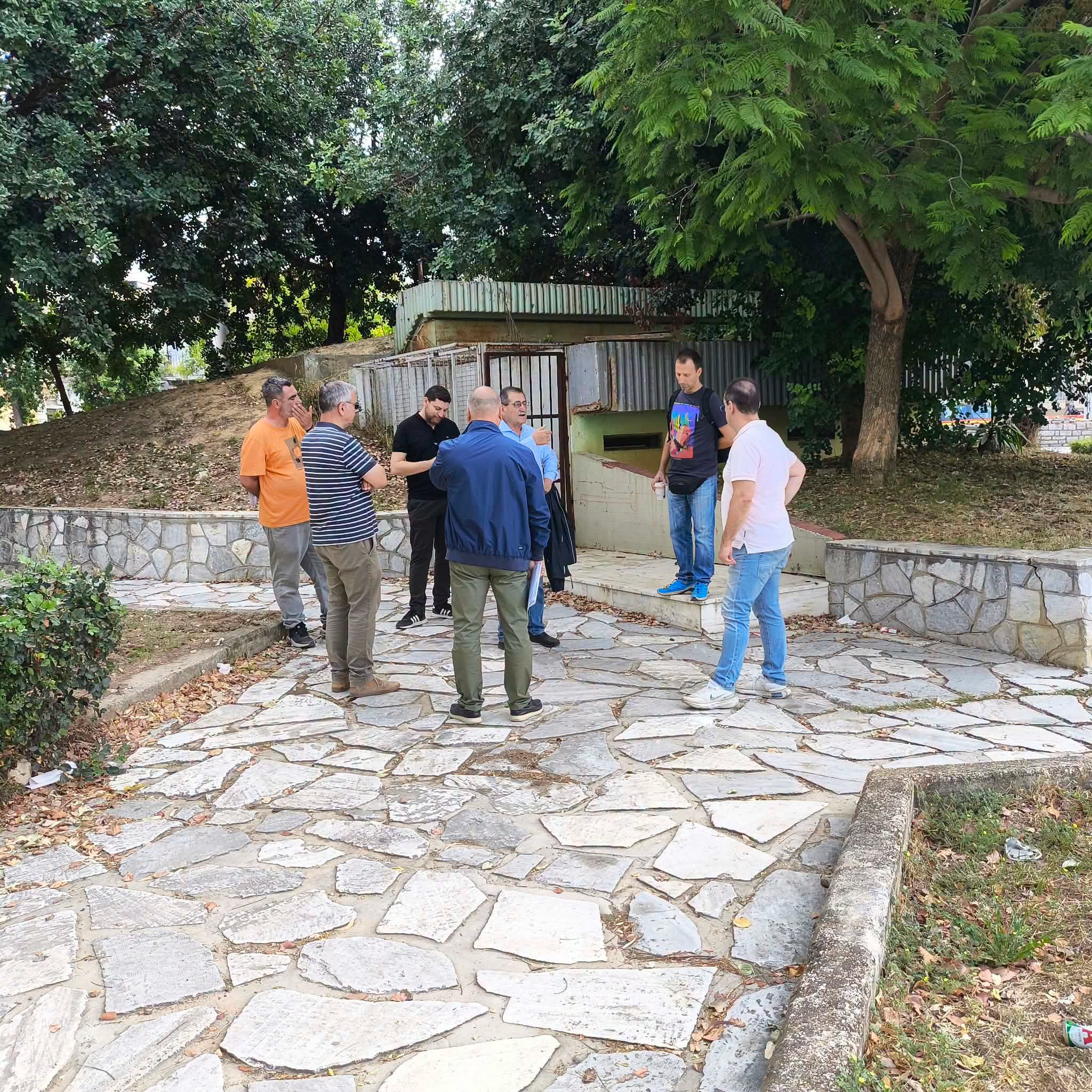 Πάτρα: Αυτοψία Πελετίδη στα έργα ανάπλασης στα Προσφυγικά ΦΩΤΟ