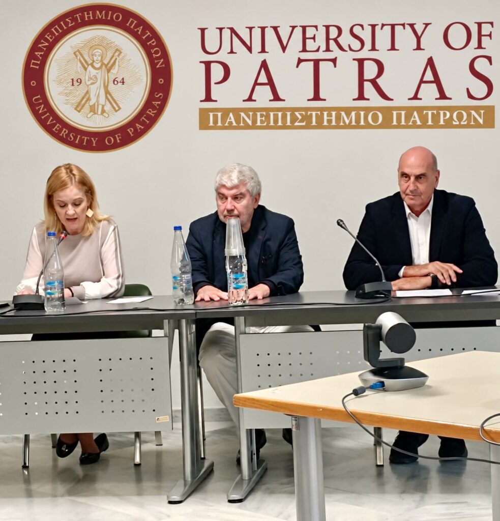 Ο Γιώργος Βουλγαράκης στο Πανεπιστήμιο Πατρών ΦΩΤΟ