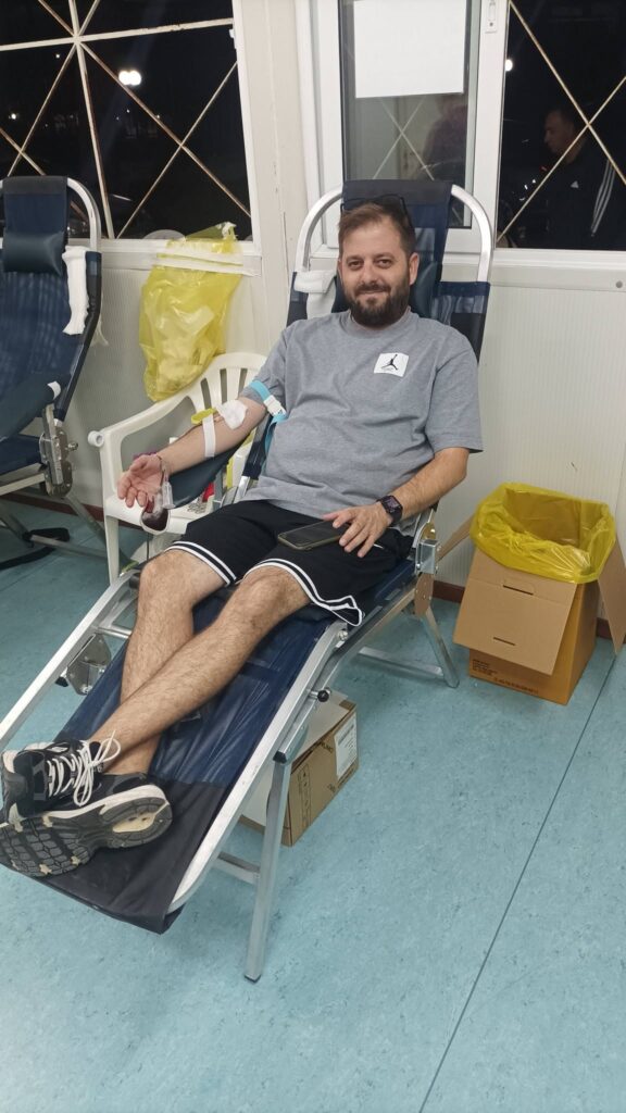 Εθελοντική αιμοδοσία του Πολιτιστικού Συλλόγου στα Νιφοραίικα ΦΩΤΟ