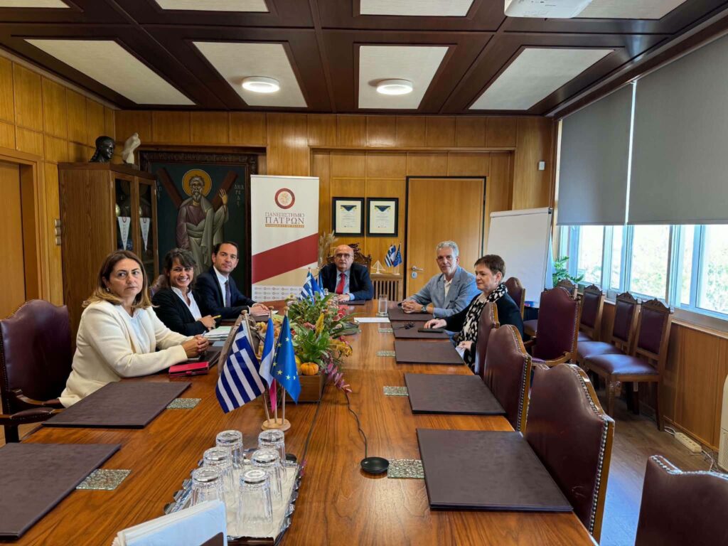 Πάτρα: Στο Πανεπιστήμιο ο πρέσβης της Γαλλίας είδε τον πρύτανη Χρήστο Μπούρα ΒΙΝΤΕΟ-ΦΩΤΟ