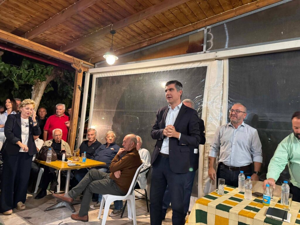 Αιγιάλεια: Το πρόγραμμα του ΠΑΣΟΚ παρουσίασε ο Θανάσης Γλαβίνας ΒΙΝΤΕΟ-ΦΩΤΟ