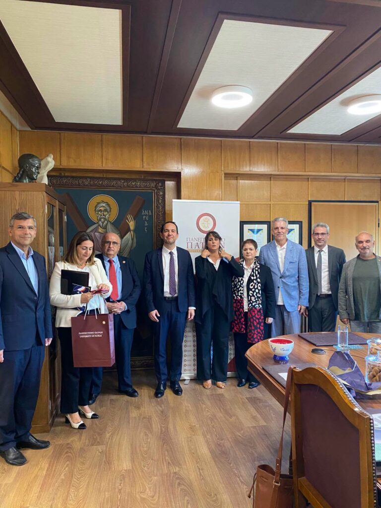 Πάτρα: Στο Πανεπιστήμιο ο πρέσβης της Γαλλίας είδε τον πρύτανη Χρήστο Μπούρα ΒΙΝΤΕΟ-ΦΩΤΟ