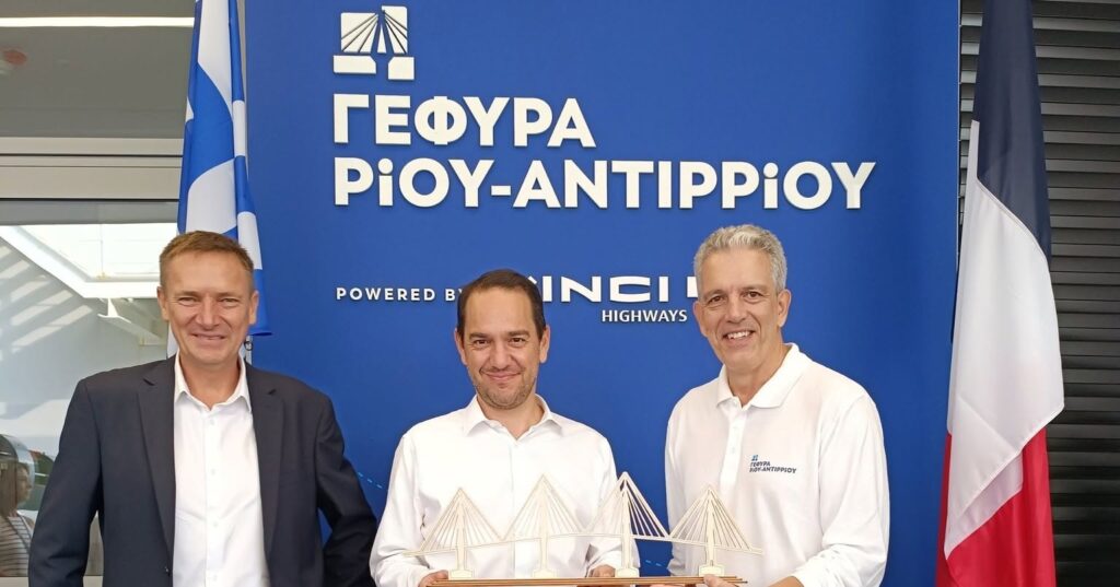 Αχαΐα: Στην Γέφυρα Ρίου–Αντιρρίου ο Γάλλος πρέσβης Νικόλας Κασσιανίδης ΦΩΤΟ