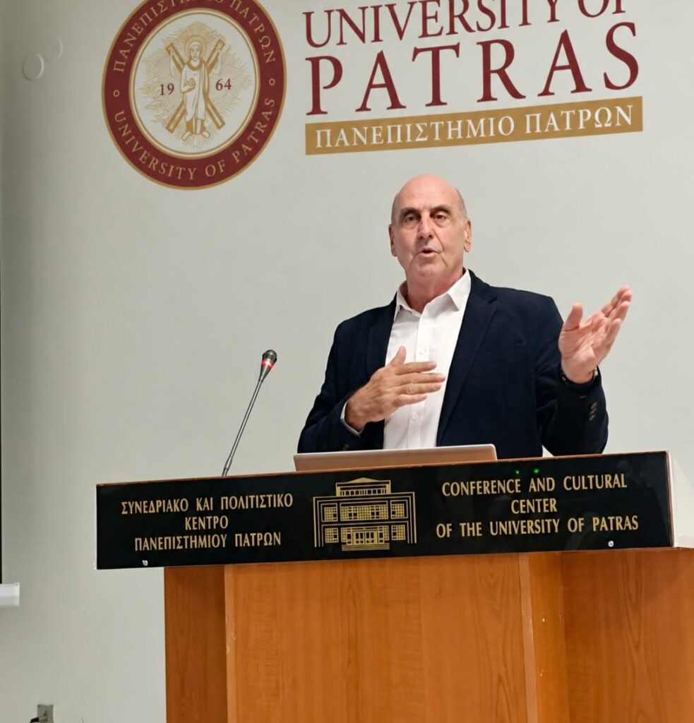 Ο Γιώργος Βουλγαράκης στο Πανεπιστήμιο Πατρών ΦΩΤΟ