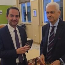 Αχαΐα: Συνάντηση Ζαΐμη με τον Γάλλο πρέσβη για συνεργασία ΦΩΤΟ