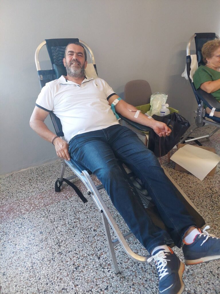 Εθελοντική αιμοδοσία του Πολιτιστικού Συλλόγου στο Πλατάνι ΦΩΤΟ