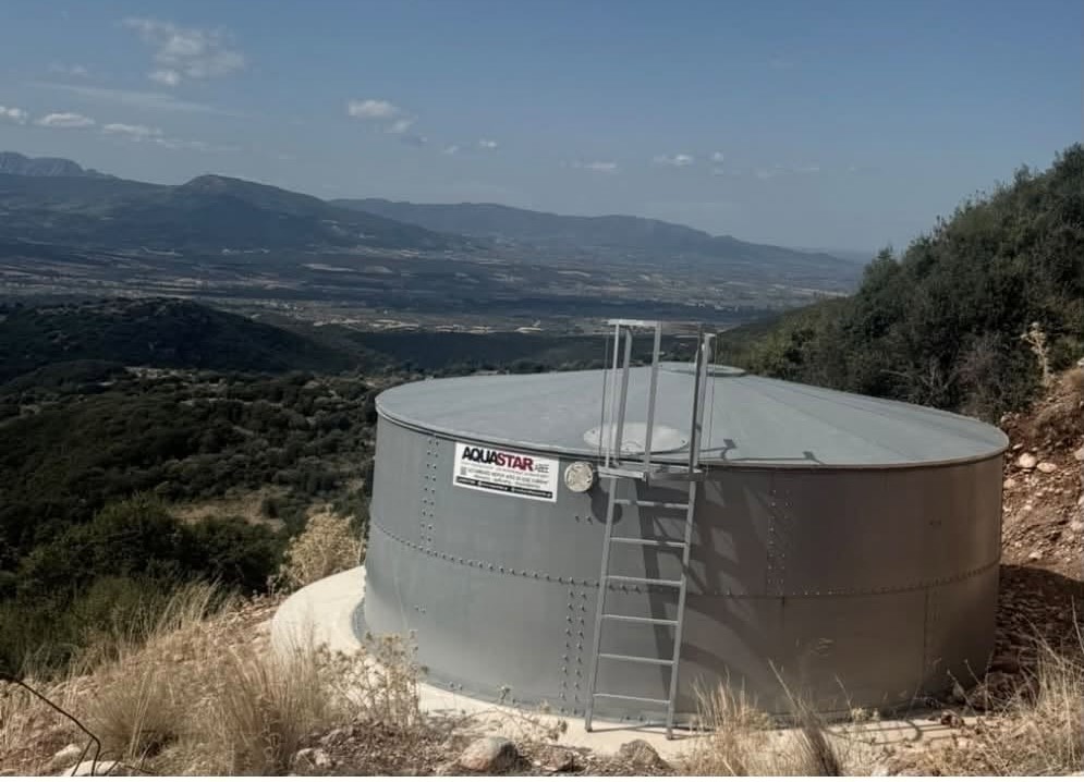Καταρράκτης: Eναμιση χρόνο άδεια και αχρησιμοποίητη η νέα δεξαμενή νερού
