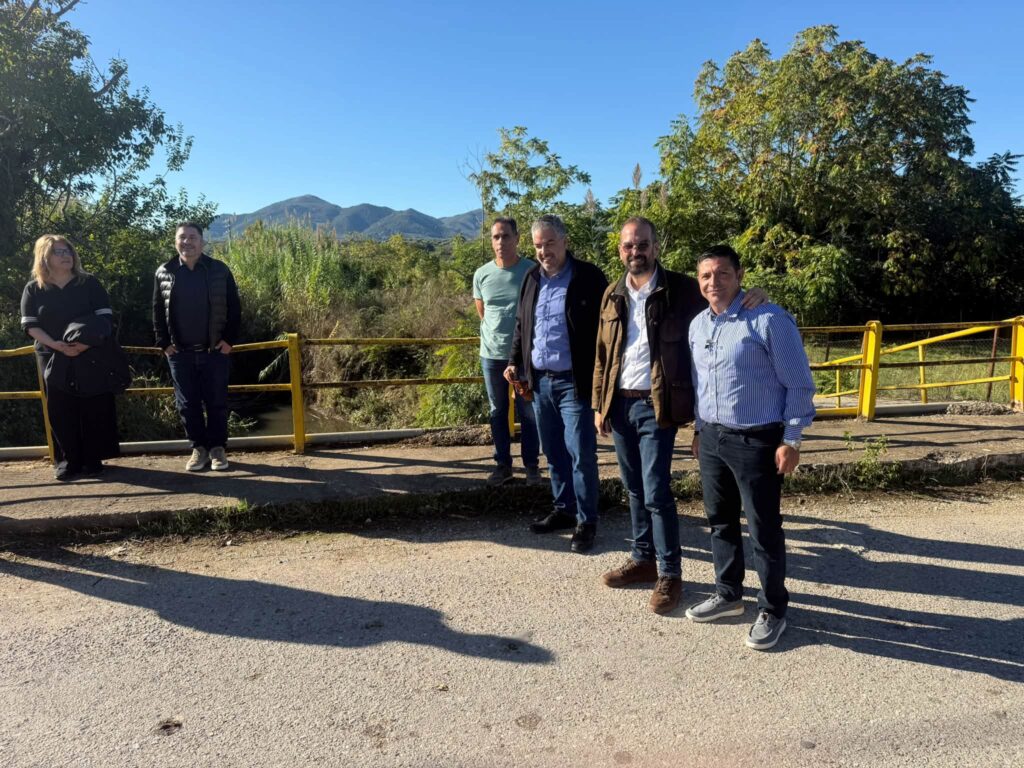 Λουσικά: Αυτοψία Φαρμάκη στα έργα που εκτελούνται στο ποτάμι ΦΩΤΟ