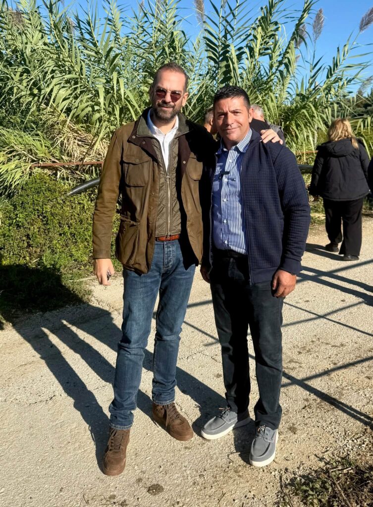 Λουσικά: Αυτοψία Φαρμάκη στα έργα που εκτελούνται στο ποτάμι ΦΩΤΟ