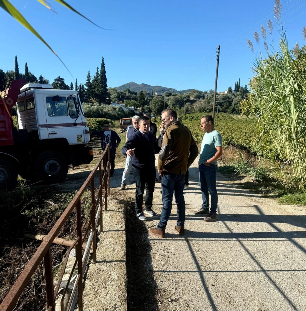 Λουσικά: Αυτοψία Φαρμάκη στα έργα που εκτελούνται στο ποτάμι ΦΩΤΟ