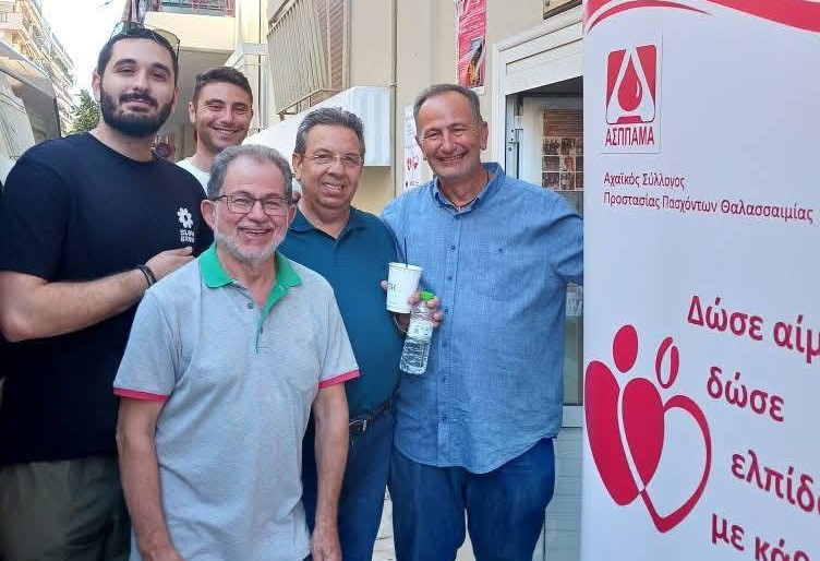 Εθελοντική αιμοδοσία από Κρητικούς Συλλόγους και τον ΑΣΠΠΑΜΑ στην Πάτρα ΦΩΤΟ