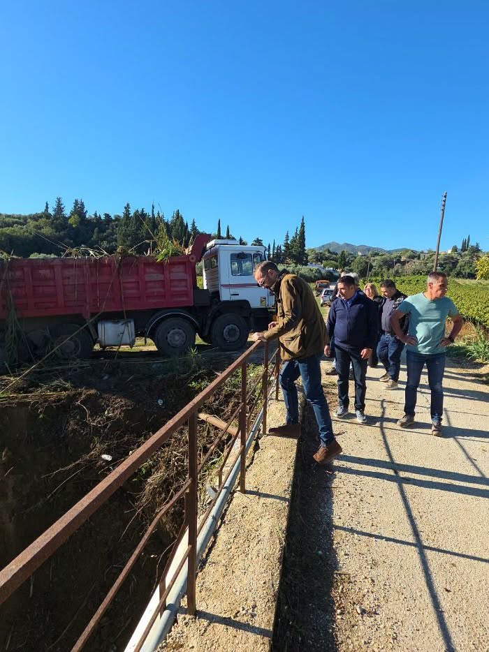 Αχαγιά: Πρόοδος στα αντιπλημμυρικά έργα σε ρέματα μετά τις πυρκαγιές ΦΩΤΟ