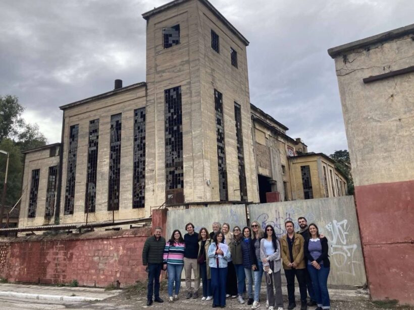 Επίσκεψη ευρωπαίων στην Παλαιά Χαρτοποιία Αιγίου ΦΩΤΟ