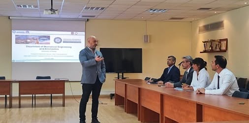 Επίσκεψη του πρέσβη της Γαλλίας στο Τμήμα Μηχανολόγων & Αεροναυπηγών Μηχανικών ΦΩΤΟ