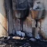 Πατρών–Πύργου: Φωτιά σε τουαλέτες της Ολυμπίας οδού ΦΩΤΟ