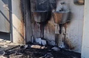 Φωτιά σε τουαλέτες στην οδό Ολυμπίας, Πάτρων‑Πύργου