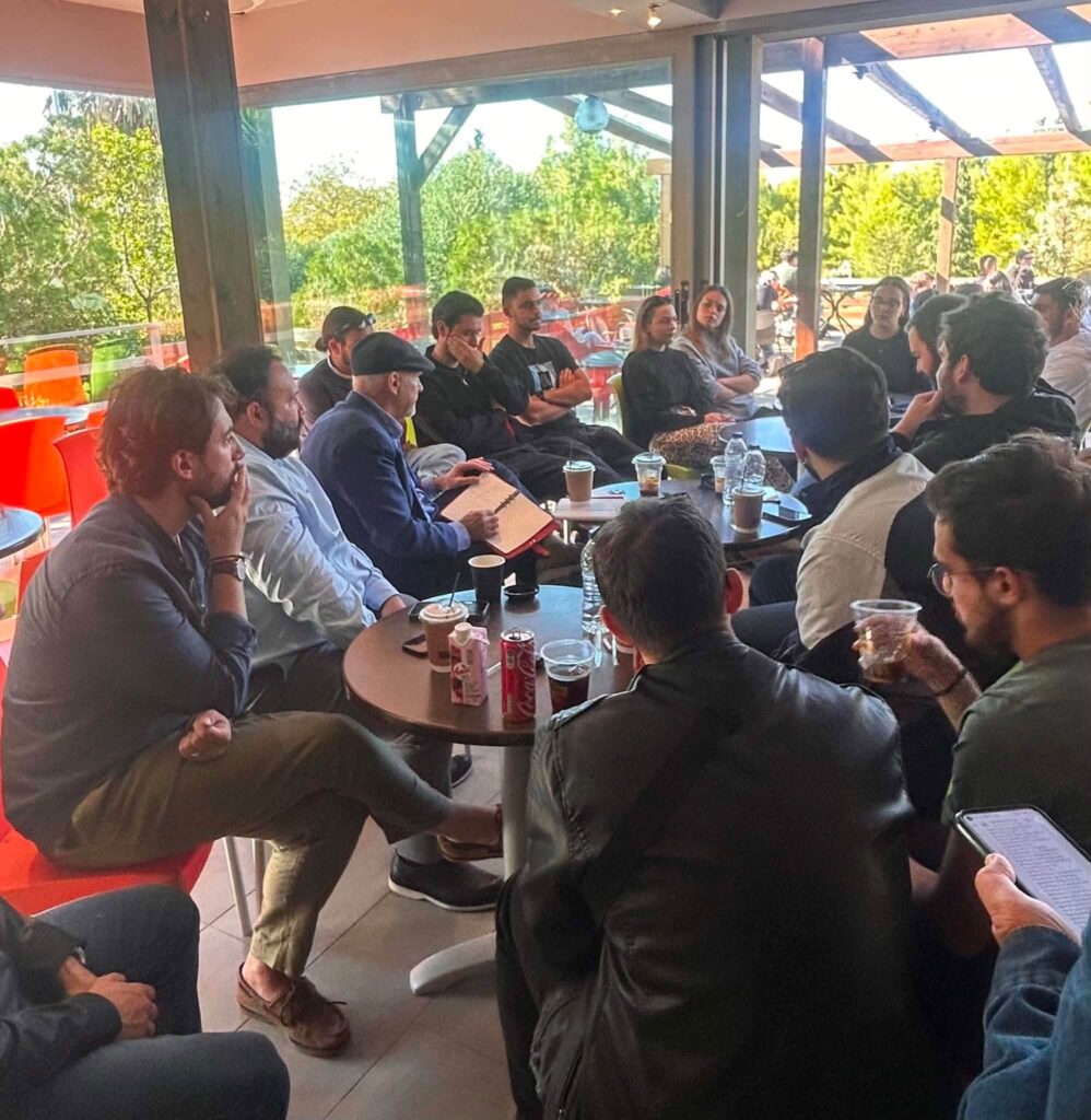 Πάτρα: Ο Παπανδρέου με τη Νεολαία ΠΑΣΟΚ στις φοιτητικές εγκαταστάσεις του Πανεπιστημίου ΦΩΤΟ