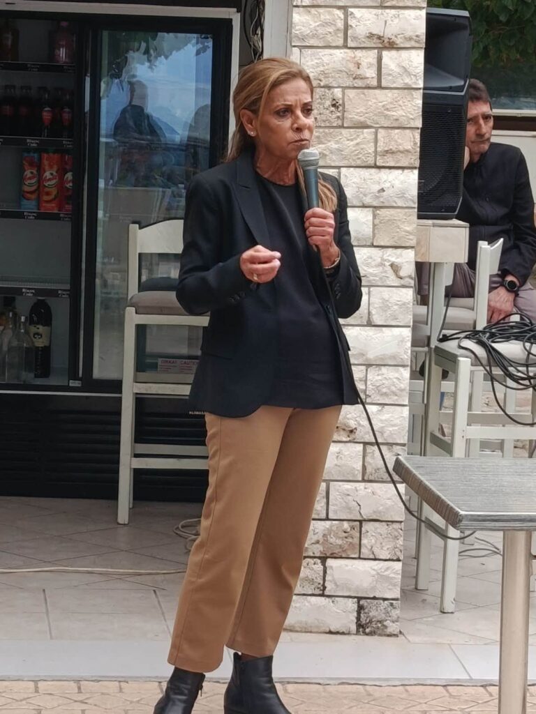 Αιγείρα: Πολιτική εκδήλωση του ΠΑΣΟΚ Αχαΐας με τη Μάρα Κουκουδάκη ΦΩΤΟ