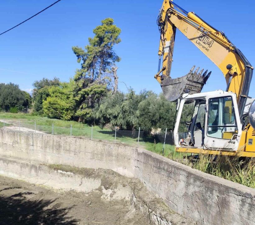 Μιντιλόγλι: Συνεχίζονται οι καθαρισμοί στον ποταμό Λυγιά για αποφυγή υπερχειλίσεων ΦΩΤΟ