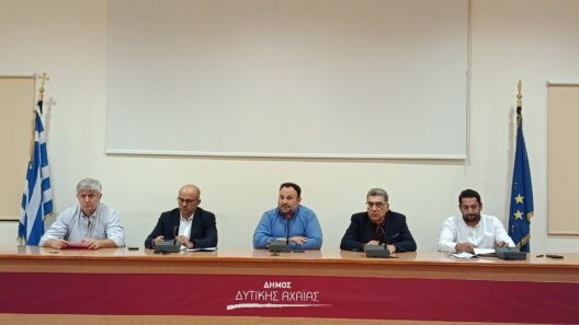 Φωτογραφία που απεικονίζει εκπροσώπους του ΠΑΣΟΚ Αχαΐας σε εκδήλω…